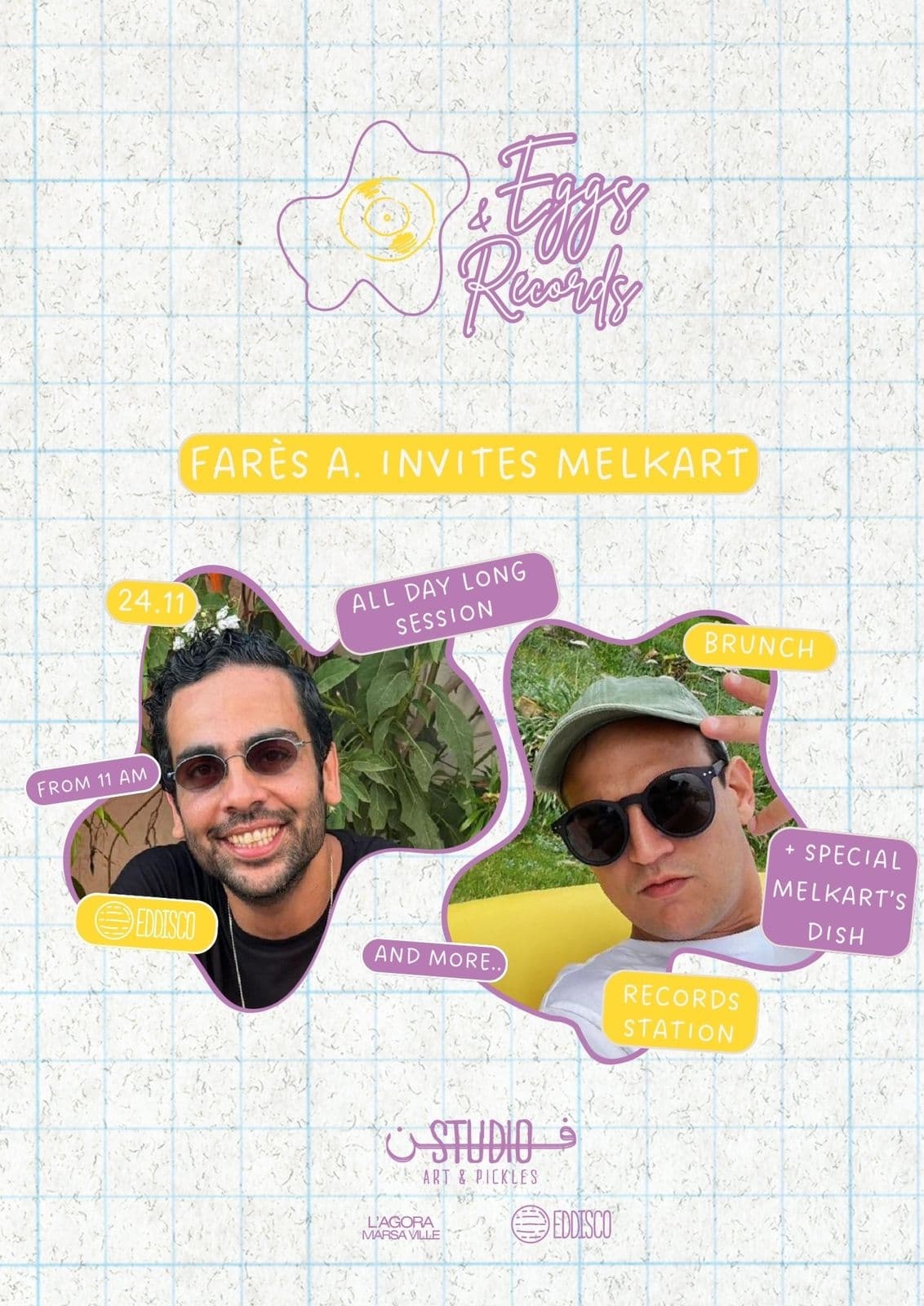 Sunday brunch for Eggs and Records | 24-11-24